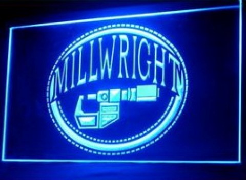 Millwright Tools Repair Authorized Dealer LED Neon Sign